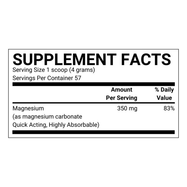 SWEET DREAMS SUPPLEMENT FACTS